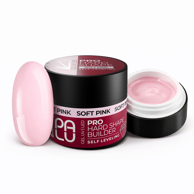 TEMU PALU PRO HARD SHAPE BUILDER GEL ZACHT ROZE 45g ZACHT ROZE - is een buildergel ontworpen voor een stabiele nagelconstructie en -verlengingen. Het