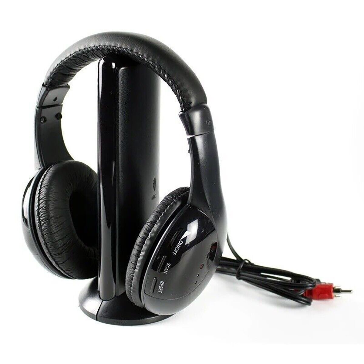 TEMU Wireless 5 In 1 Headset Wi-fi Microphone Fm Television