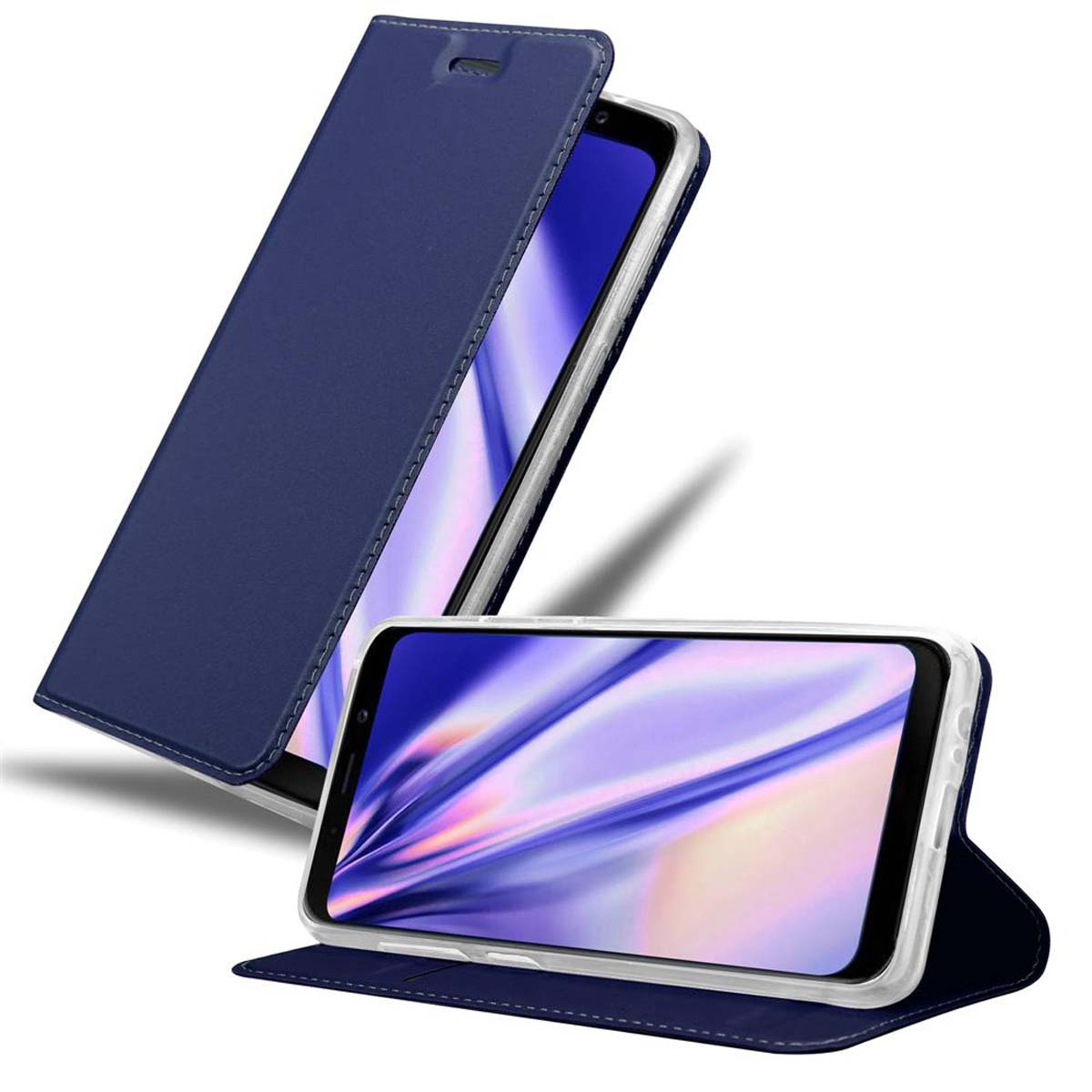 Case Compatible For Galaxy J6 2018 Protective Cover With Magnetic Closure, Stand Function And Card Slot Flip Case Cover Phone Case Foldable Case Book Bag