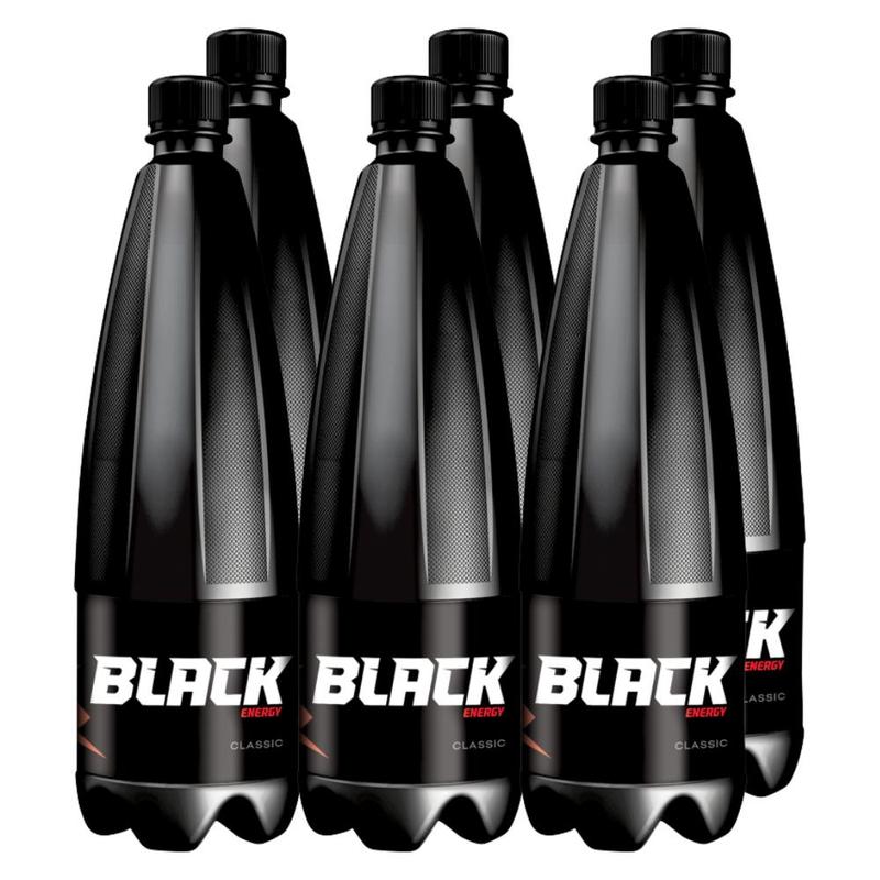 Image of Black Energy Classic Carbonated Energy Drink 1 Liter X 6pcs