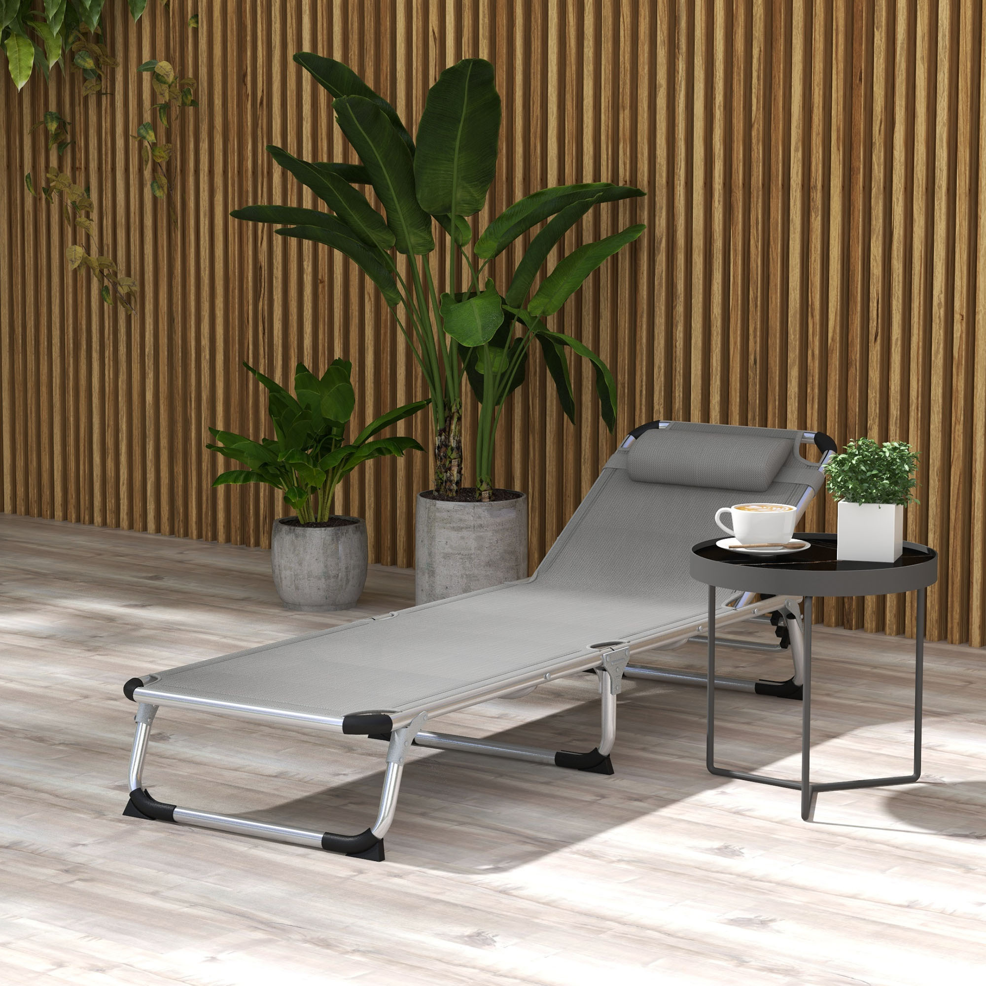 Garden Loungers Sun Lounger Lidl 2021 Wicker Florabest Sun - Main Image