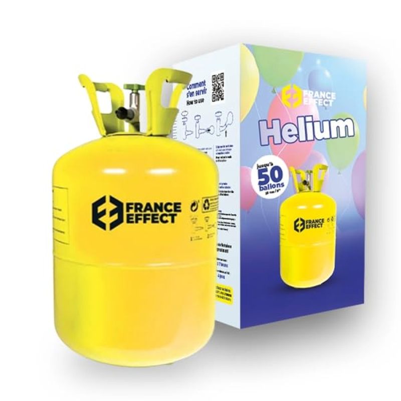 TEMU Bouteille d'Hélium - Gonfle Jusqu?à 50 Ballons | pour , Anniversaires, et Événements | Facile à Utiliser - France Effect