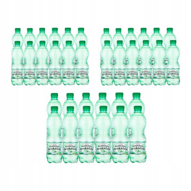 Image of Beskidzki Kuracjusz Carbonated Water 0.5 L X 36 Pieces