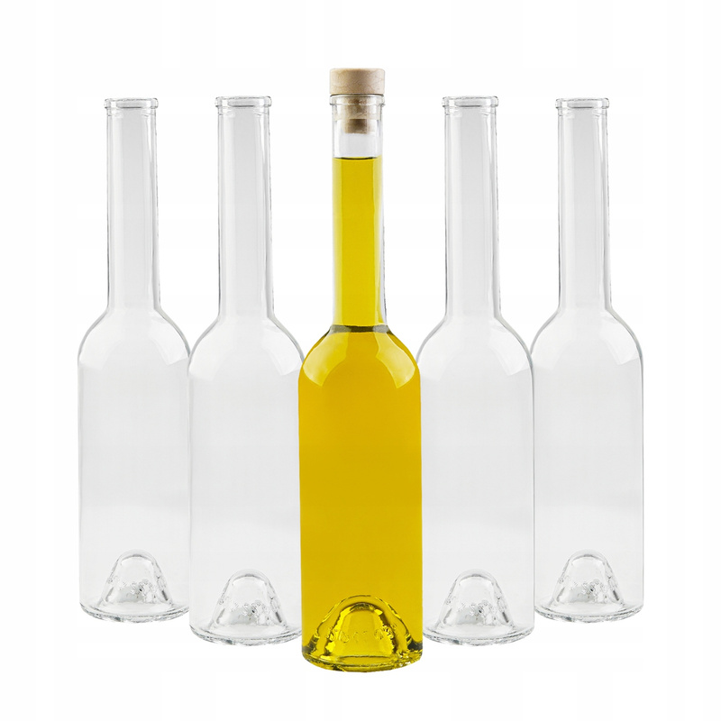 10pcs. Glass Bottles For Oil, Olive Oil, Vinegar - Fenice 350ml - Set Of Bottles For Drinks, Juices