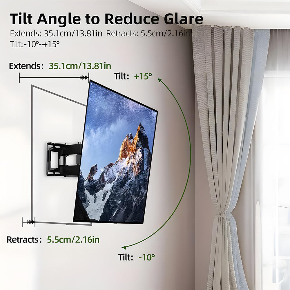 TV Wall Mount, Compatible with Most 32-70 inch TVs