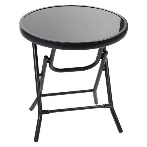48cm folding drinks side table foldable coffee table for living room outdoor garden table for patio or balcony small compact patio table with sturdy design versatile drink table for indoor and outdoor use lightweight portable folding table for durable side table for coffee or snacks camping or small spaces use modern stylish table for home decor
