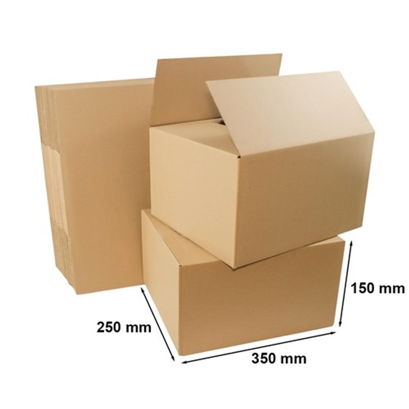 TEMU Boîte en carton à 350 × 250 × 150 mm, 150 mm, m2, 360 g/m2, 3 épaisseurs. Dans chaque entreprise, le stockage ou l' de documents devient simple