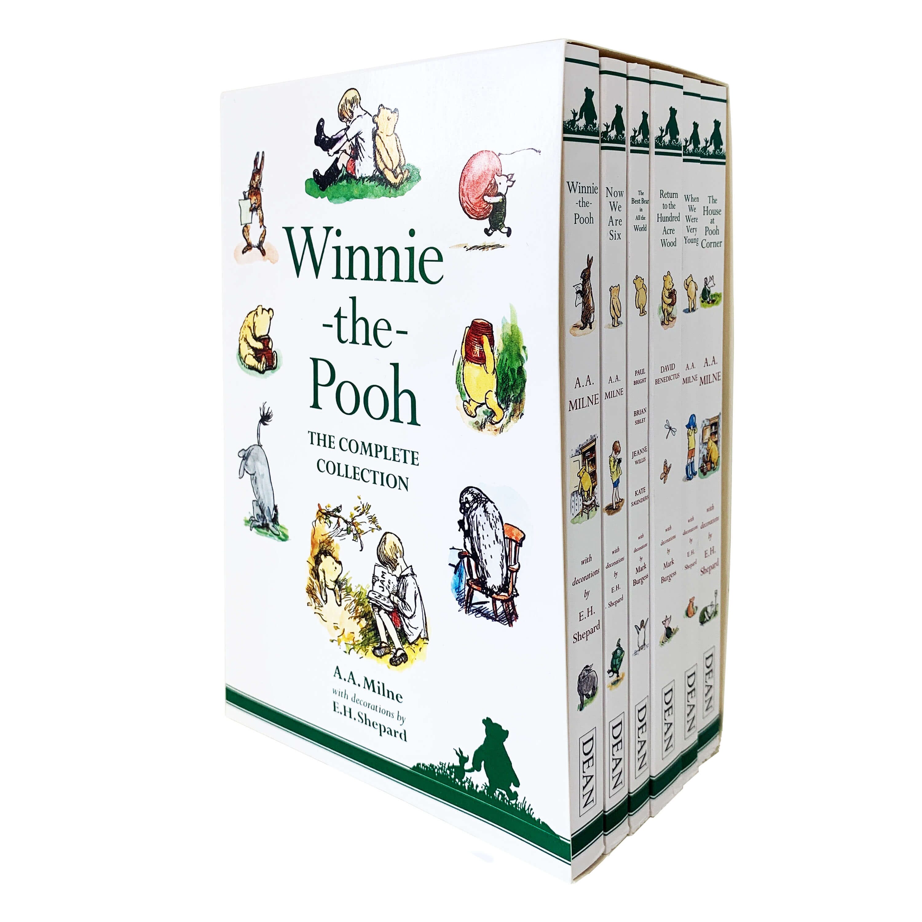 TEMU Winnie The Pooh: The Complete Fiction Collection (6 Books Box Set) By A. A. Milne | Children's Classics, Adventure, Friendship & Gift Set