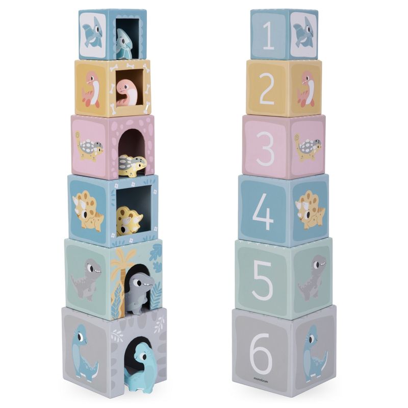TEMU Dinosaur Sorting Tower With Figurines