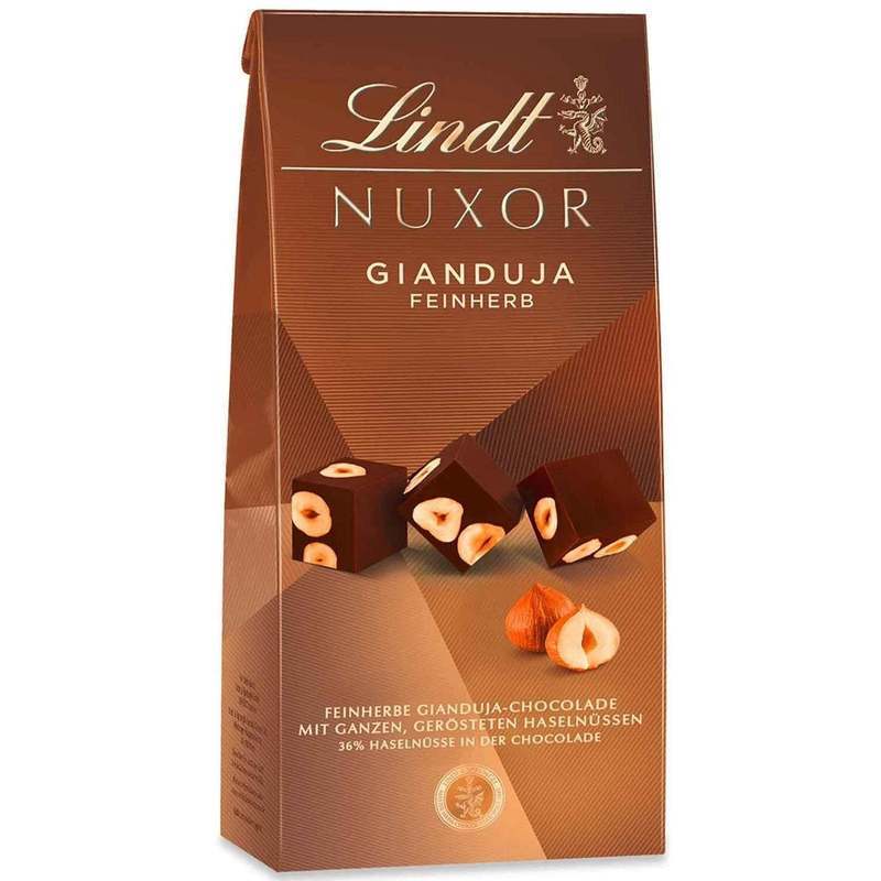 Lindt Nuxor Gianduja Semi-sweet Chocolate With Hazelnuts 103g