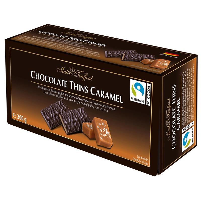Master Truffout Chocolate Thin Caramel 200g