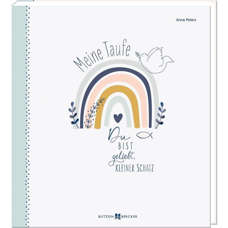Image of You Are Loved, Little Treasure - Book - My Baptism - Anna Peters - Hardcover - 48 Pages - German - 2022 - Butzon & Bercker - Ean 9783766629555