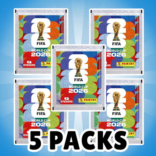 5x 2026 sticker packs 7 stickers per pack a total of 35 stickers