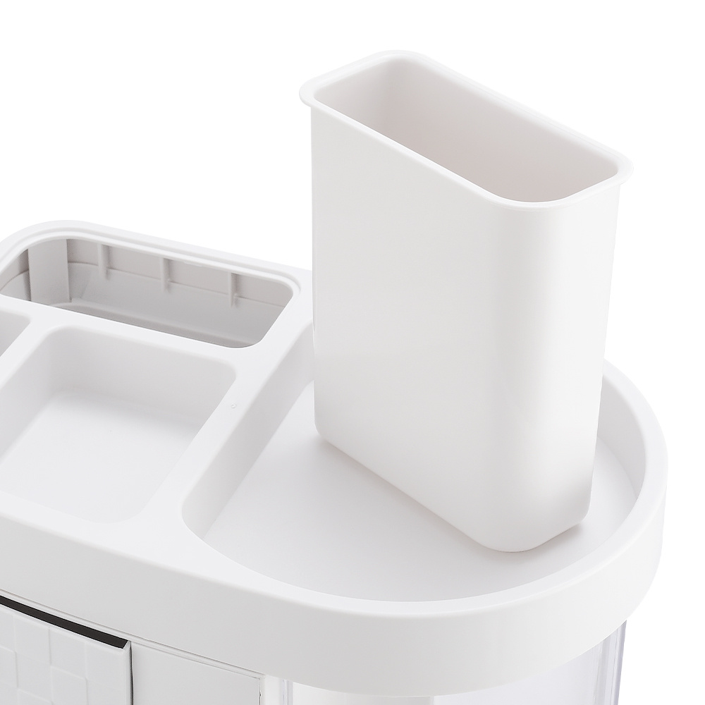 White Makeup Organizer with Drawer, Multifunctional Storage Box