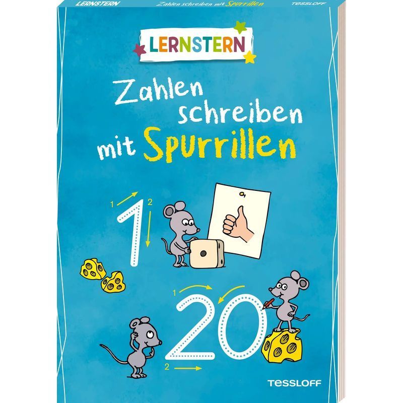 Image of Lernstern. Writing Numbers With Grooves - Paperback - Practice Targeted Pen Control With Pre-embossed Lines - Julia Meyer - Lernstern - 48 Pages - German - 2026 - Tessloff Verlag - Ean 9783788627140