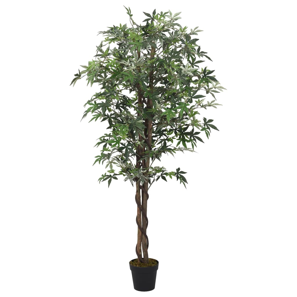 Image of Artificial Oak Tree, Artificial Plant With 672 Leaves, Decorative Tree For Indoor Outdoor, Artificial Plant Room Plant, Green 180 Cm