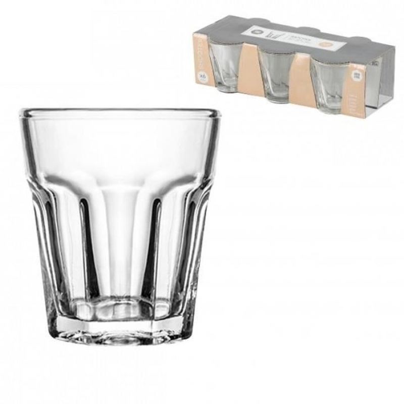 TEMU Shot Glass Set Of 6 Clear Glass 4.5cl Durable Small Tumblers For Home Bar Use Drinkware Sturdy