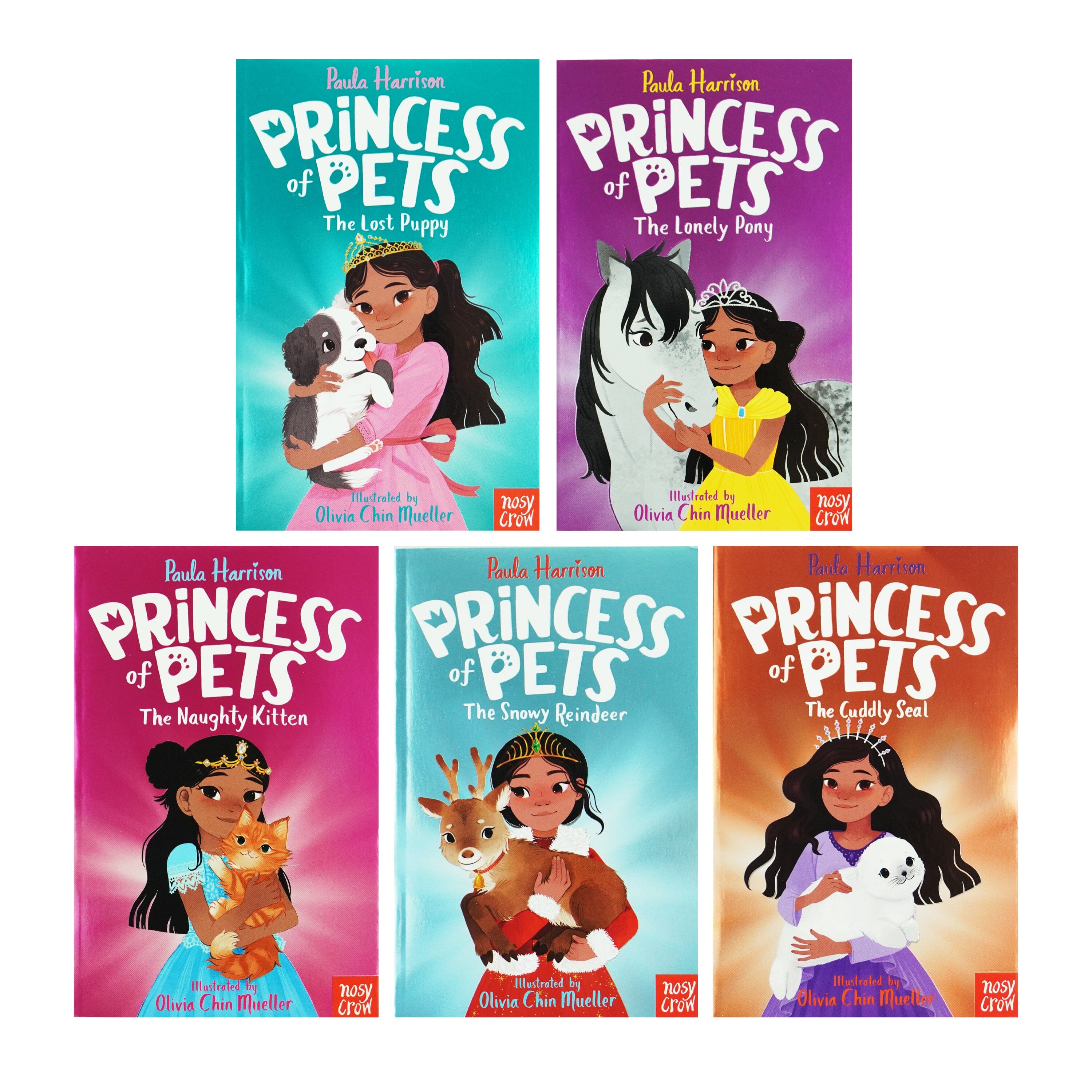 TEMU Princess Of Pets Series By Paula Harrison: 5 Books Collection Set - Ages 7-10 - Paperback