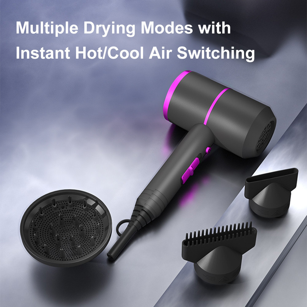 High Speed Ionic Hair Dryer with Styling Attachments