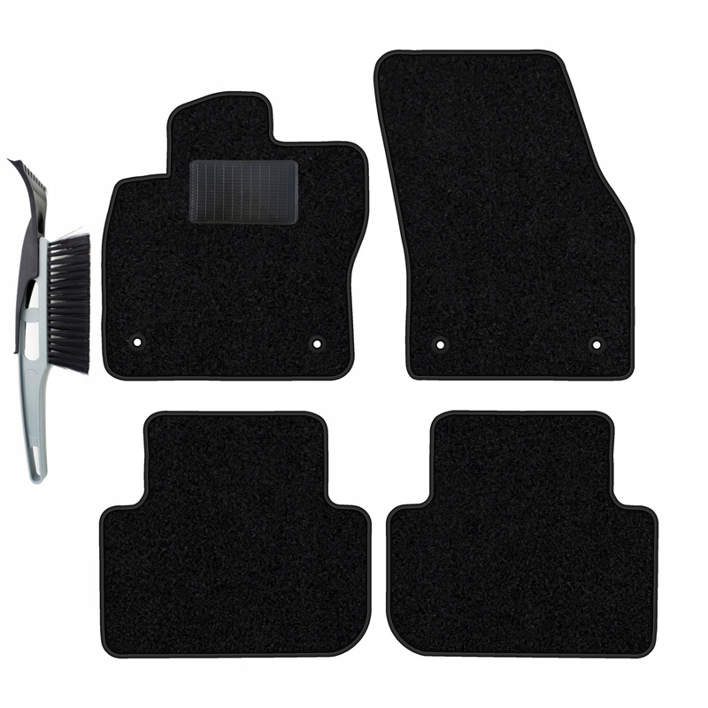Velour Floor Mats Complete Set For E-golf 2014-2019