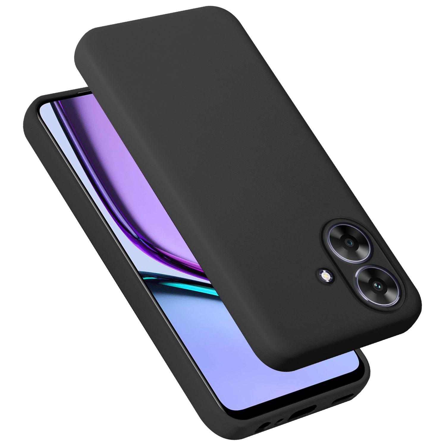 Case Compatible With Realme Note 60, Flexible Tpu Silicone Back Cover Protective Phone Case