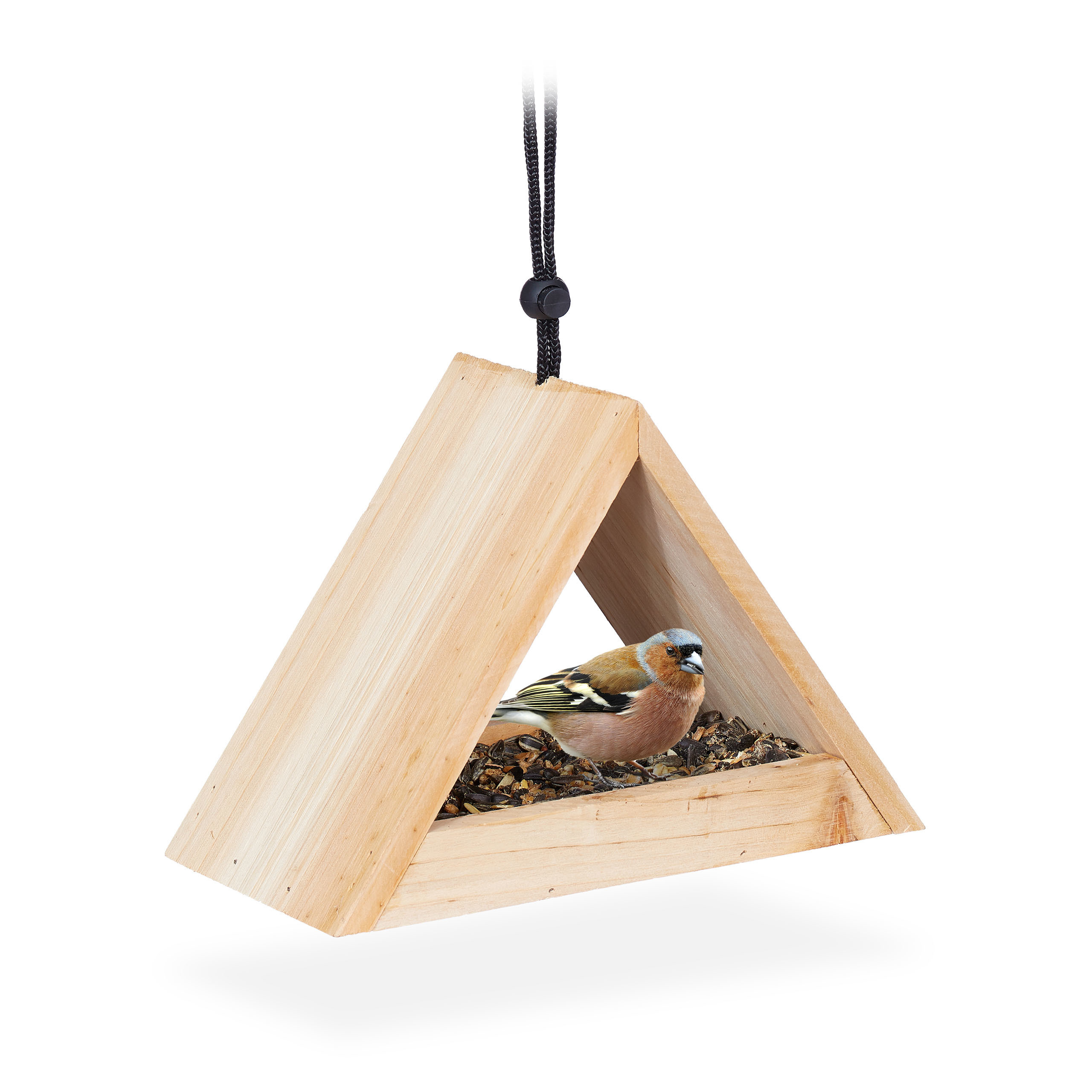 Birdhouse In Natural - (w)23.5 X (h)16 X (d)12 Cm