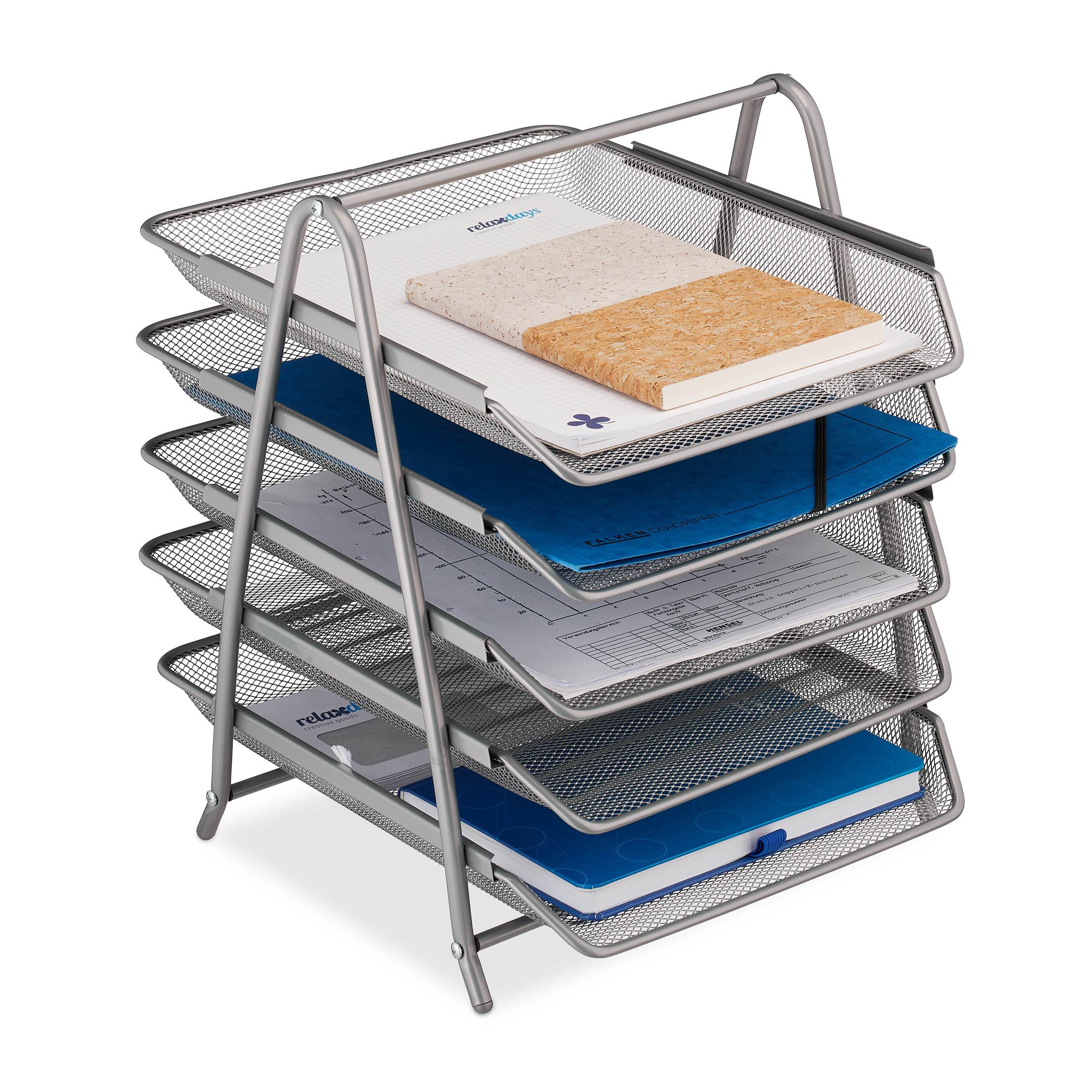 Document Storage In Silver - (w)30 X (h) X (d)35 Cm