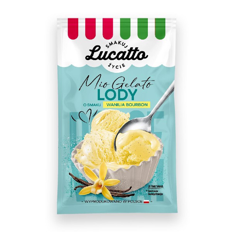 Lucatto Powdered Lody With Vanilla Bourbon Flavor 60g