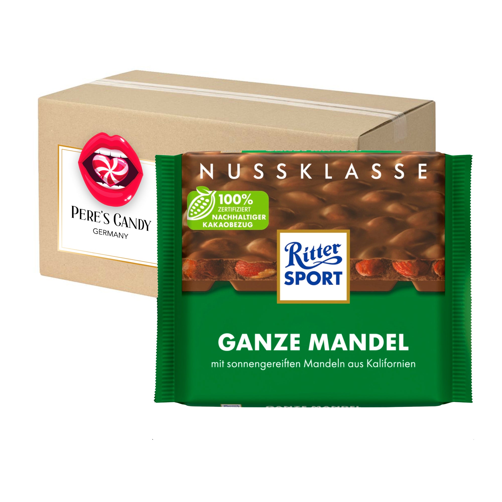 Image of Ritter Sport Whole Almond 5x100g