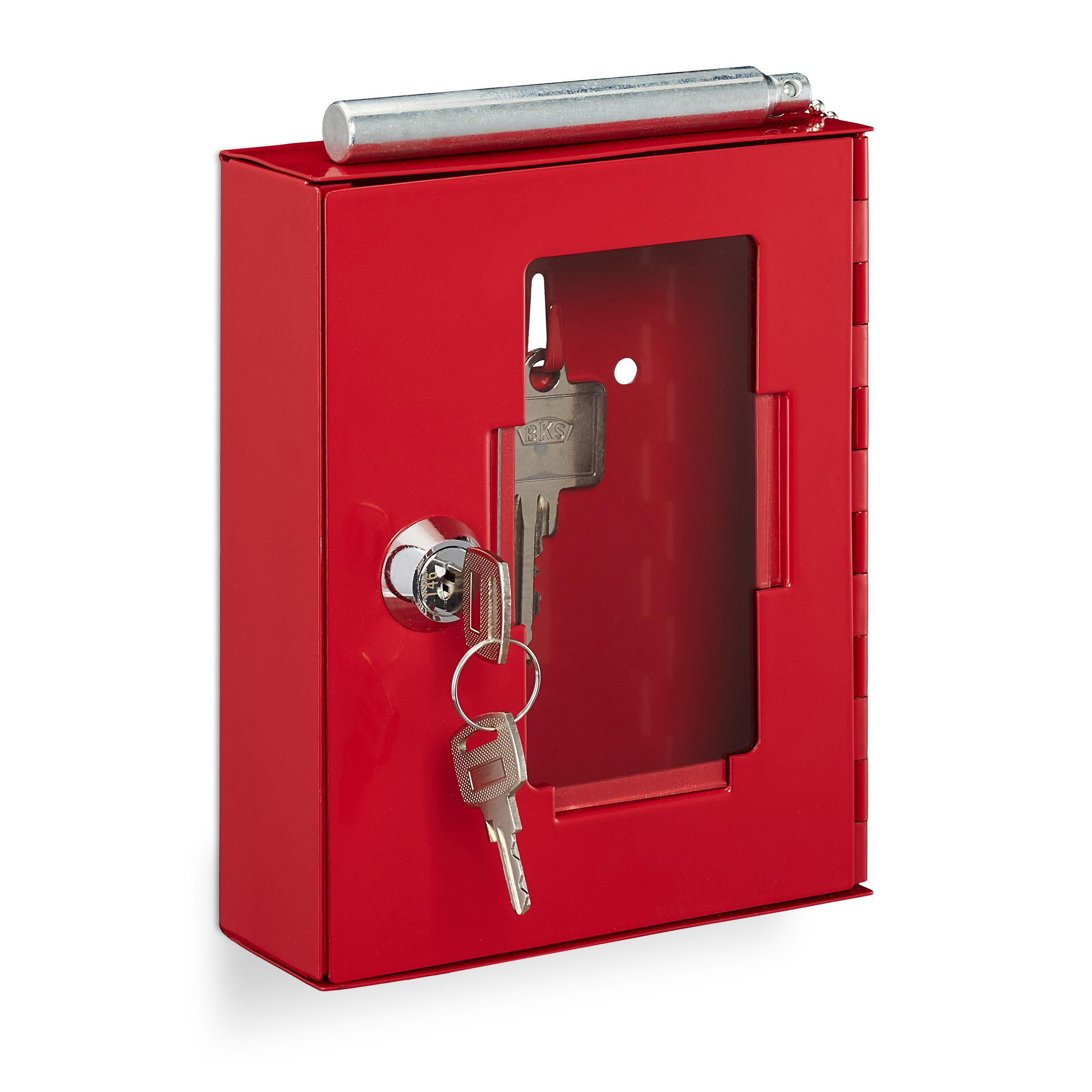 Padlock Cabinet In Red