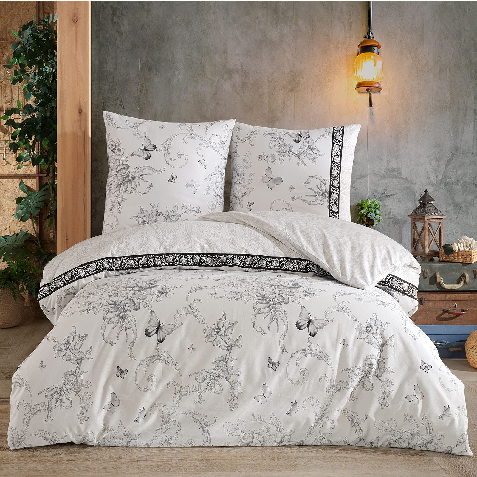 Buymax® Bed Linen 100%2-3pcs Bed Sheet Set - Bedding Sets With 1-2 Pillowcases 80x80cm, Reinforced Duvet Cover Set With Zipper