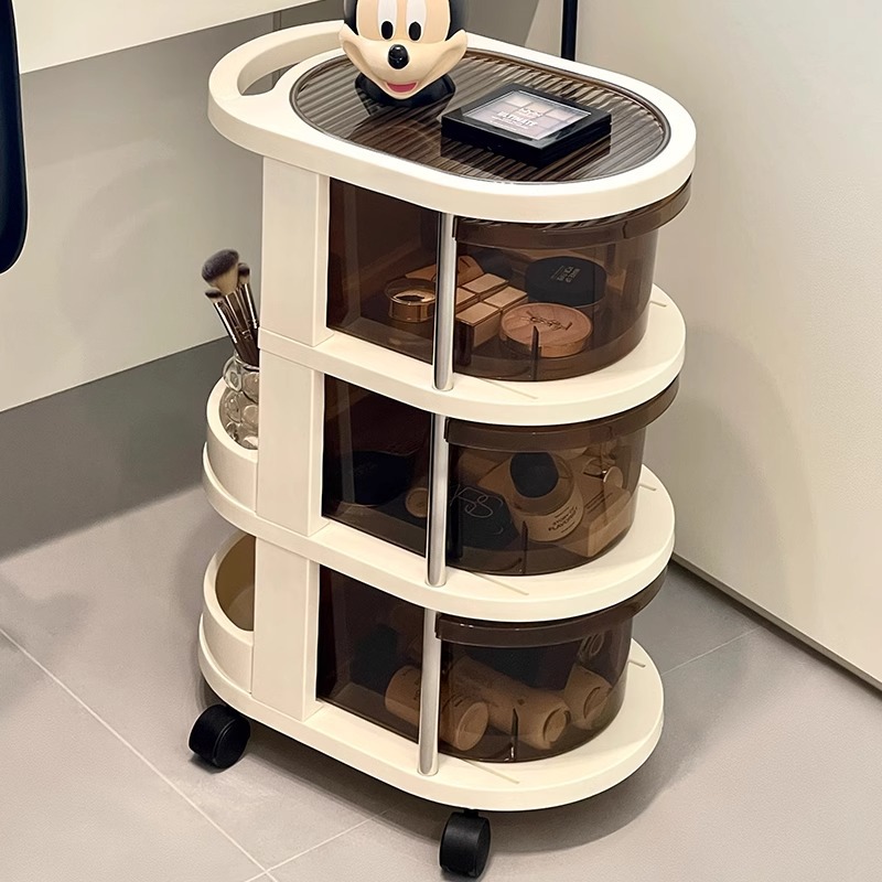 3-Tier Kitchen Storage Trolley with Wheels