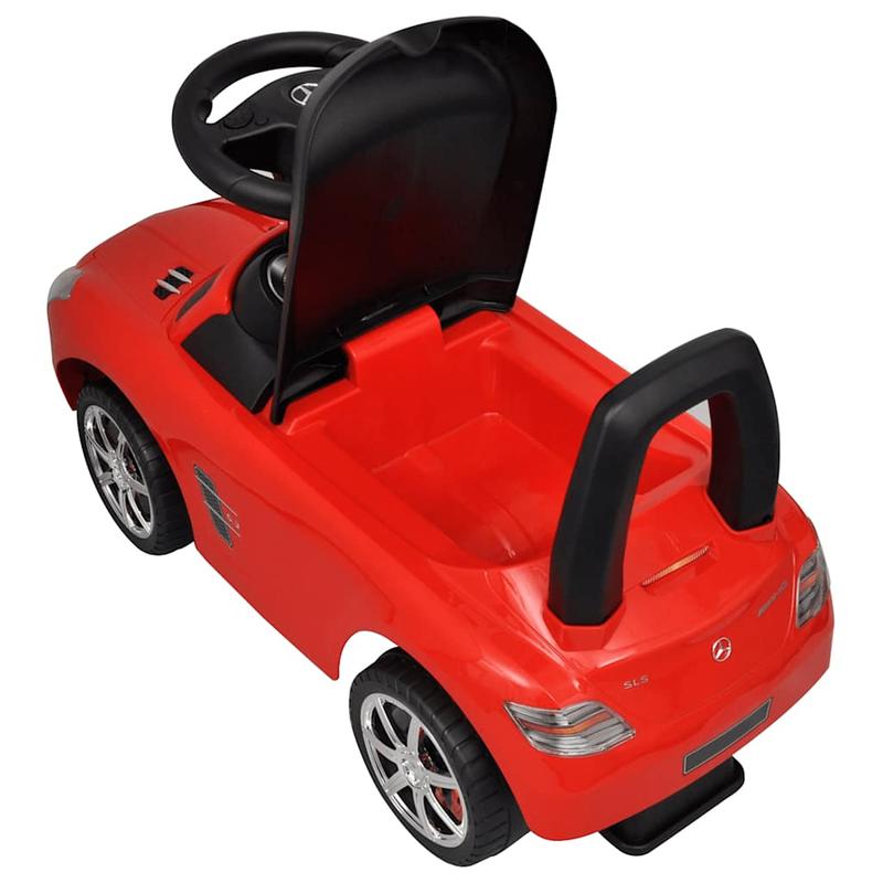 Pedalauto met opbergruimte onder de zitting, 66,2 x 28,7 x 38,4 cm, Rood