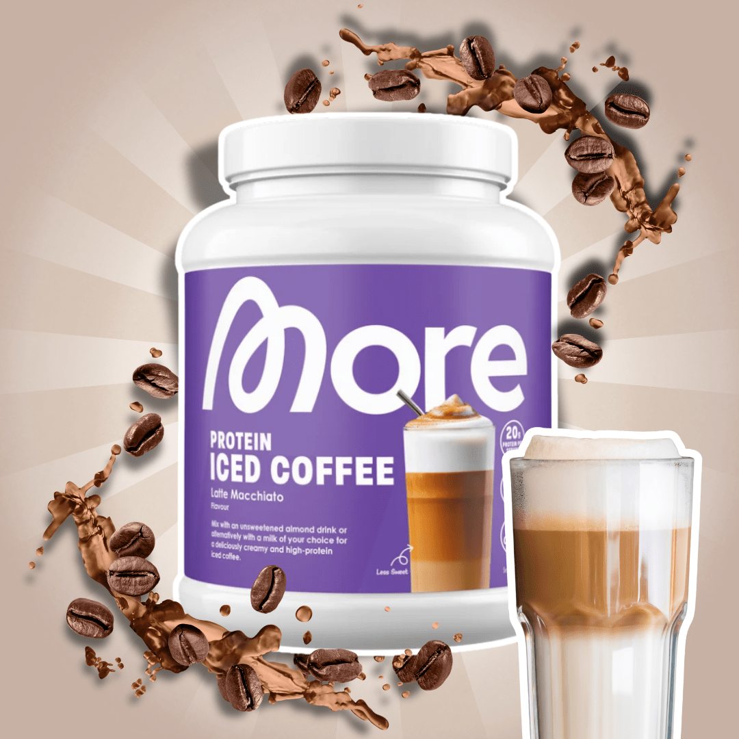 Image of More Nutrition Protein Iced Coffee Latte Macchiato 500 G – High-protein Iced Coffee With Instant Coffee