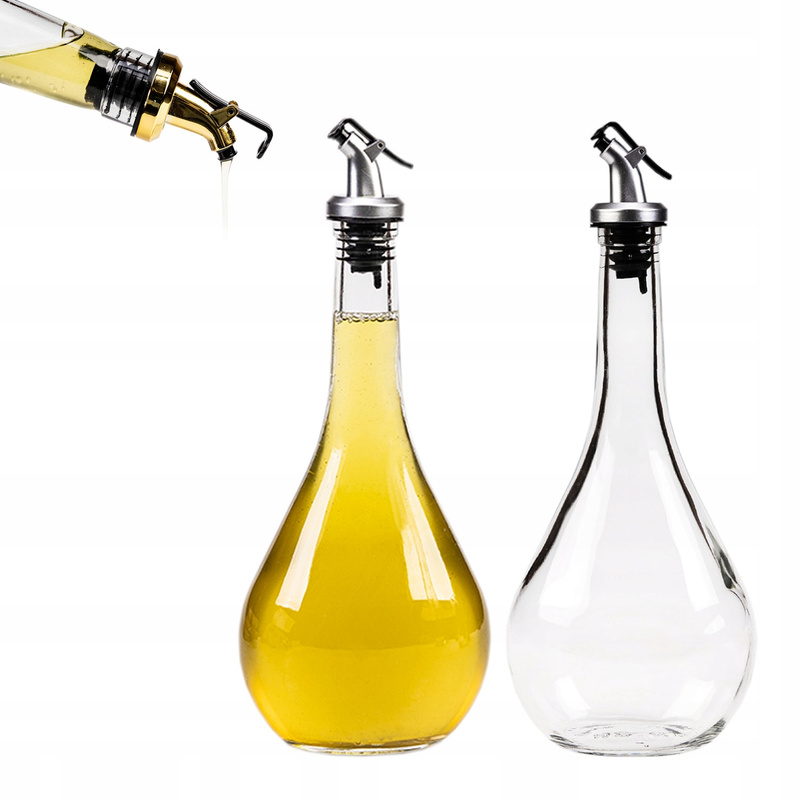 TEMU 1 bouteille en verre à goutte 500 ml avec distributeur, verseur pour huile, vinaigre, vin, jus, élégant et pour , , le service des épices et des