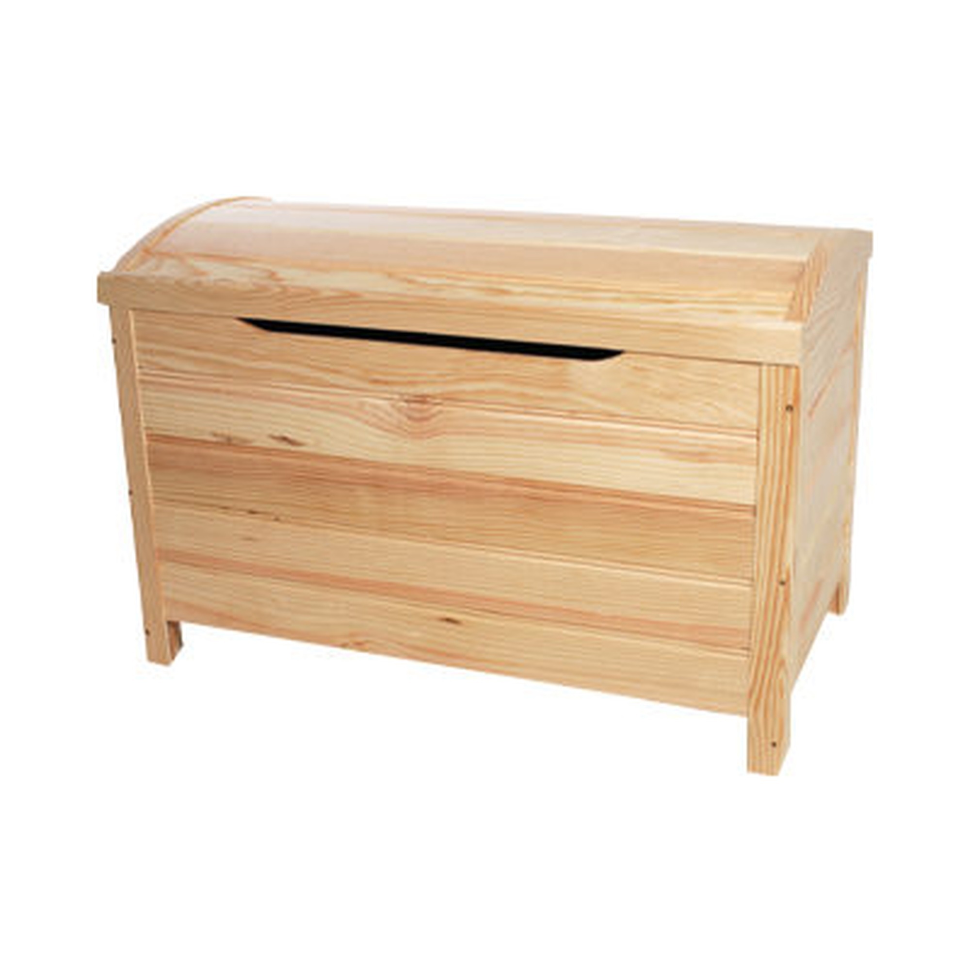 Image of Well Home - Curved Trunk Without Varnish Finish, 70x40x44 Cm
