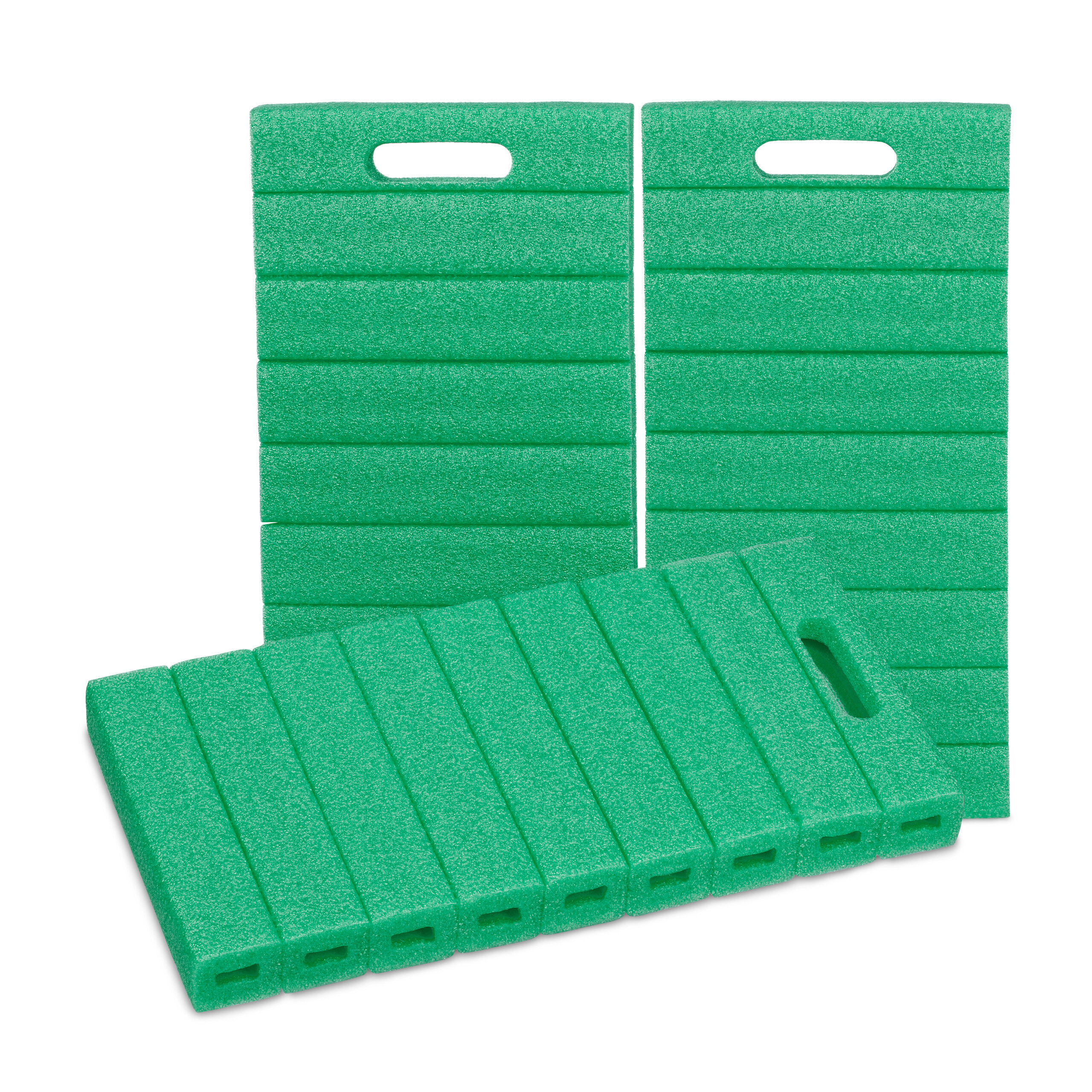 3 X Green Knee Pillows