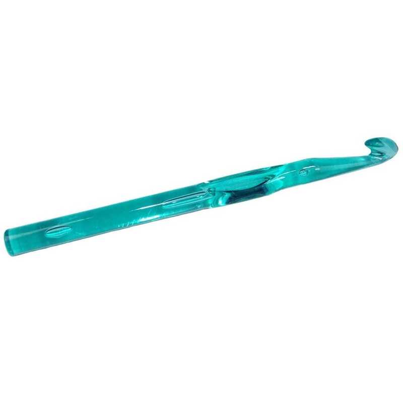 Image of Plastic Crochet Hook Skc 3 Mm, Ergonomic Crafting And Embroidery Tool, 15 Cm In Length, Perfect For Working With Materials And Precise Textile And Decoration Creation