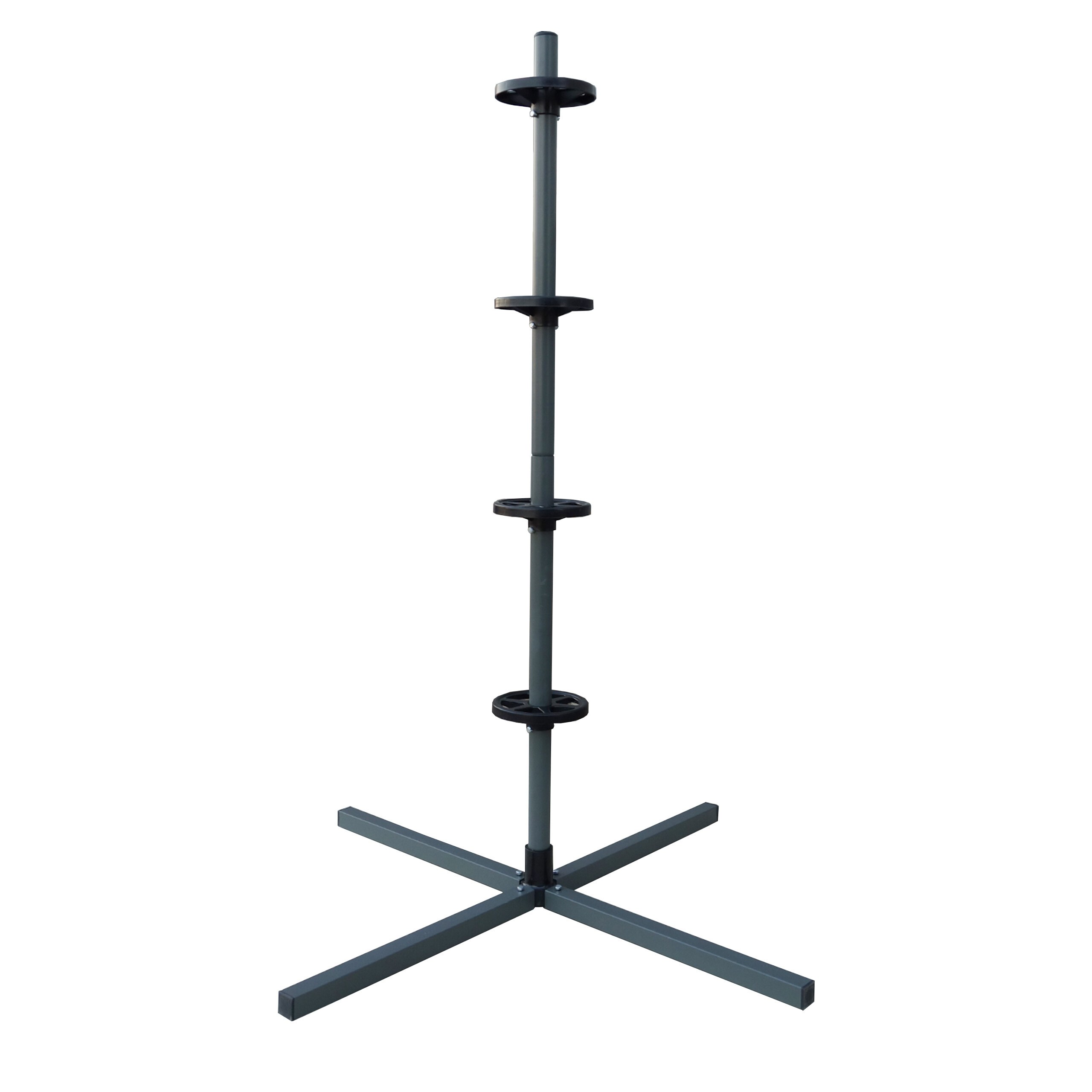 Tire Stand In Gray – (w)66 X (h)131.5 X (d)66 Cm