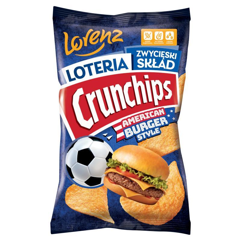 Crunchips Cheeseburger Flavored Potato Chips 130 G