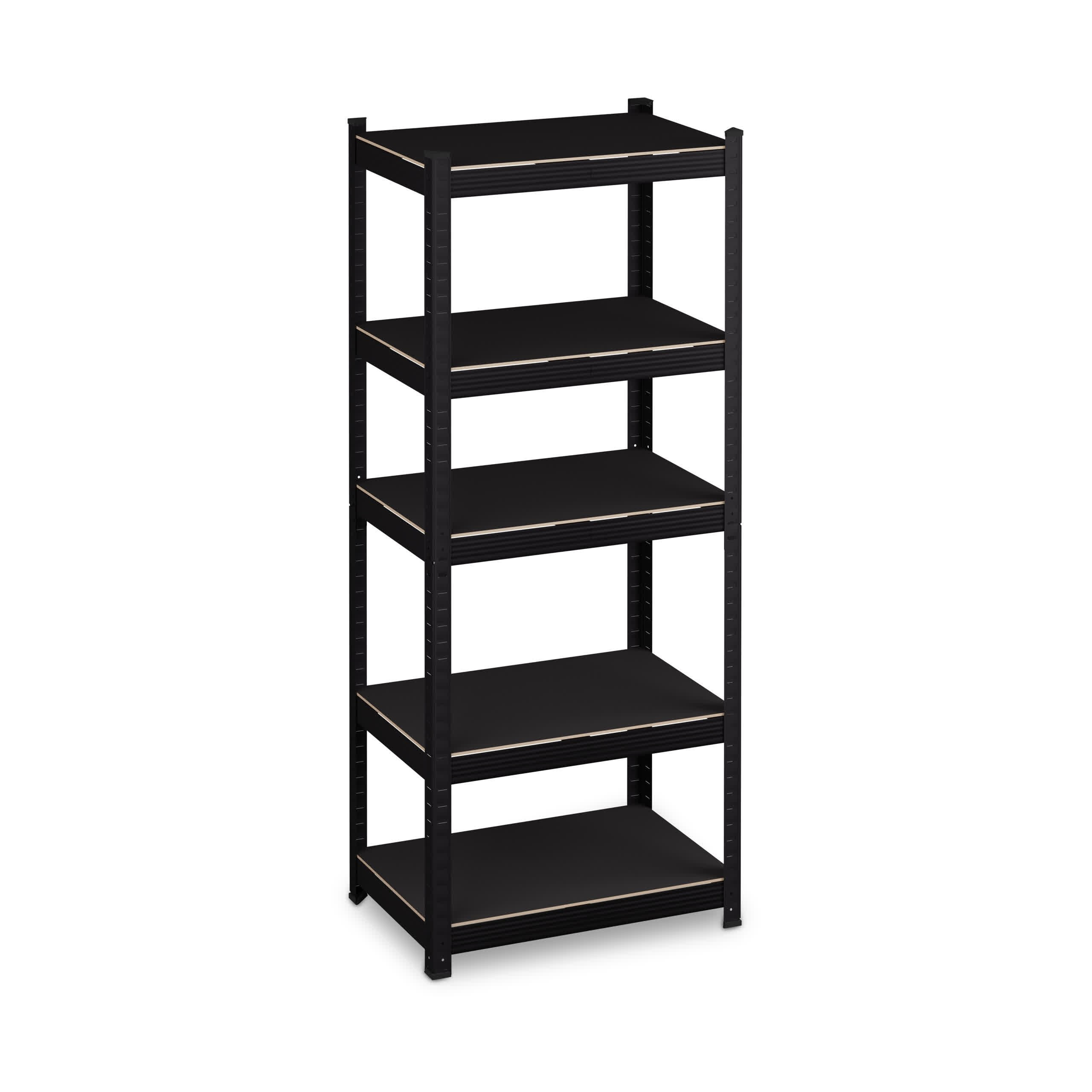 Heavy-duty Shelving Unit In Black - (w)60 X (h)150 X (d)40 Cm