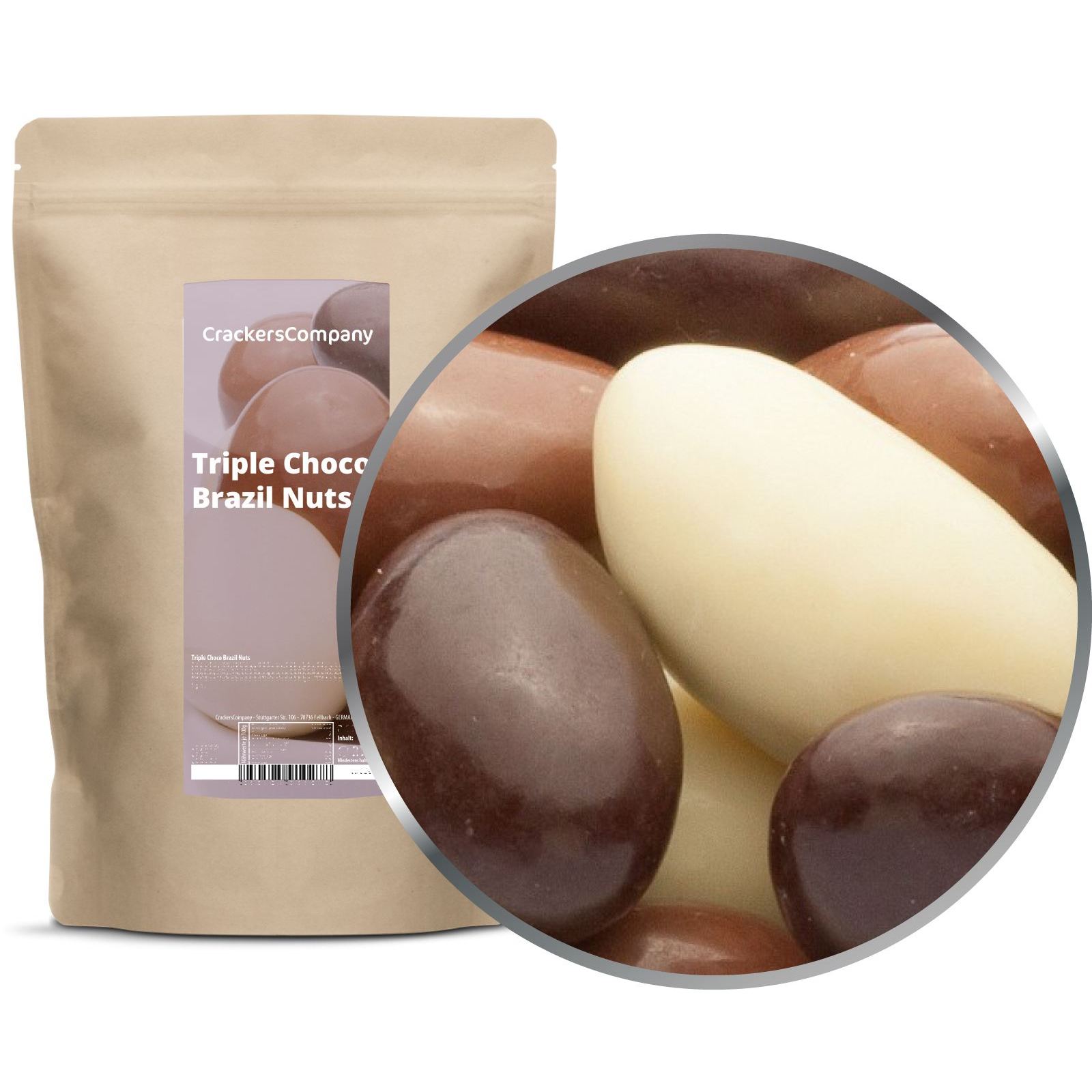 Triple Chocolate Pecans – Pecan Kernels In 3 Types Of Chocolate – By Crackerscompany