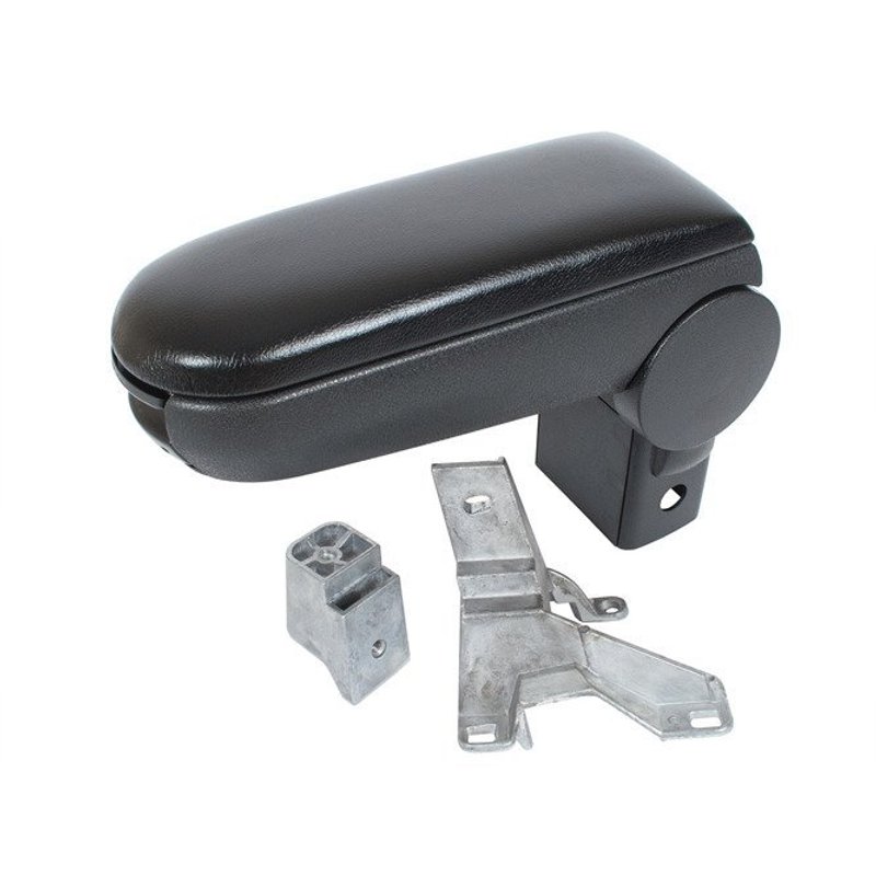 Image of For Vw Golf Iv Armrest Kpl Black Ekoskóra + Mounting Set