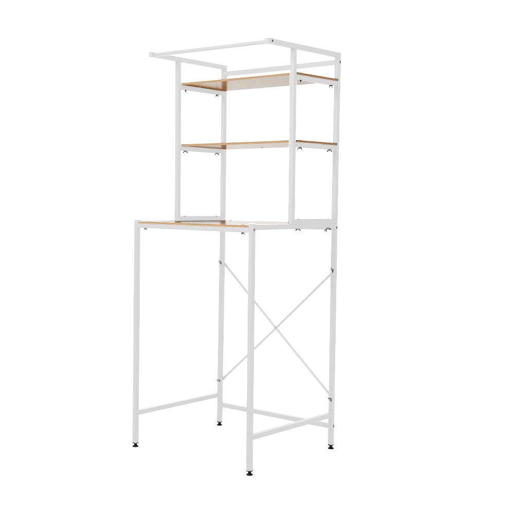 3-Tier Over Toilet Storage Rack, Freestanding Bathroom Organizer