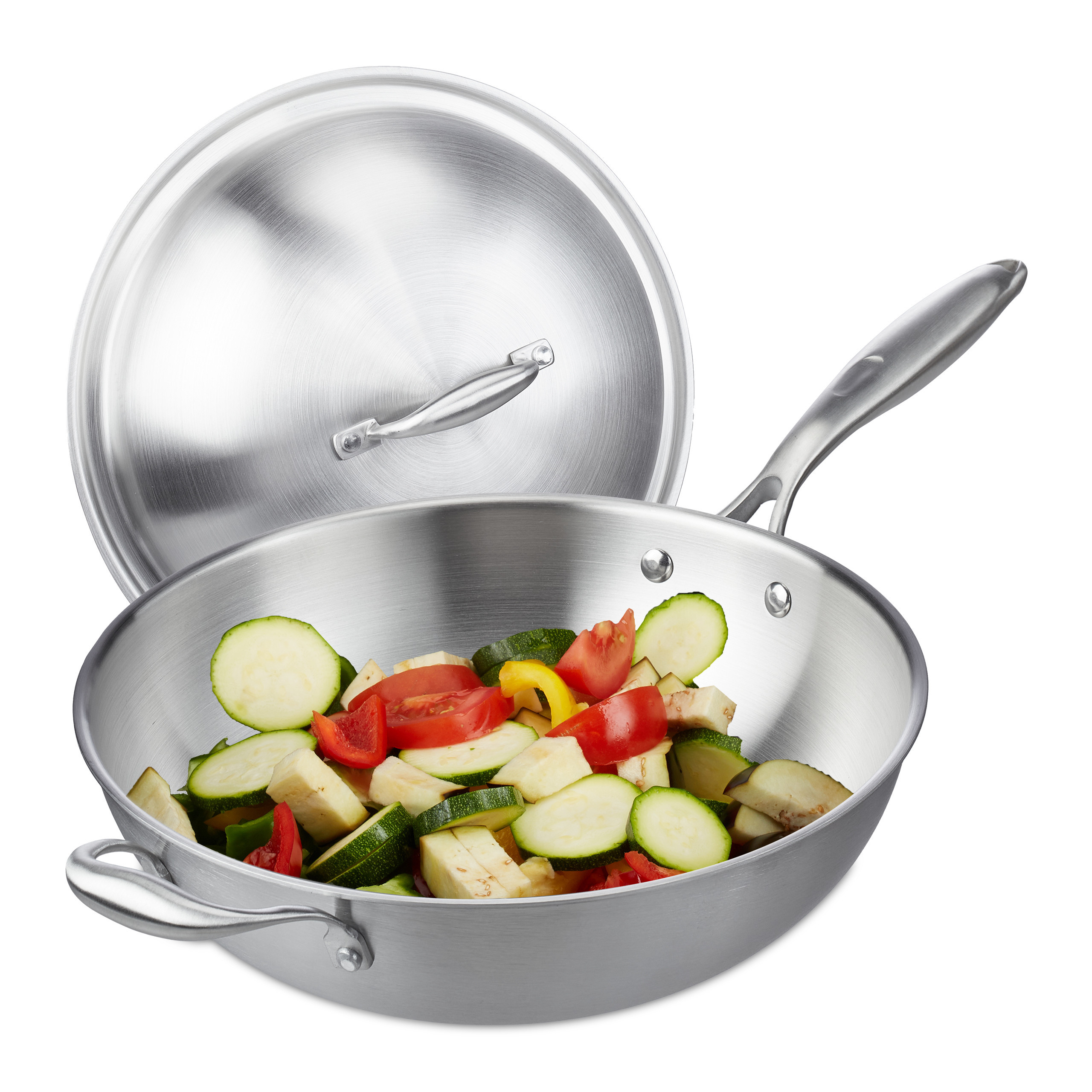 Pan In Silver - Ø 32 Cm