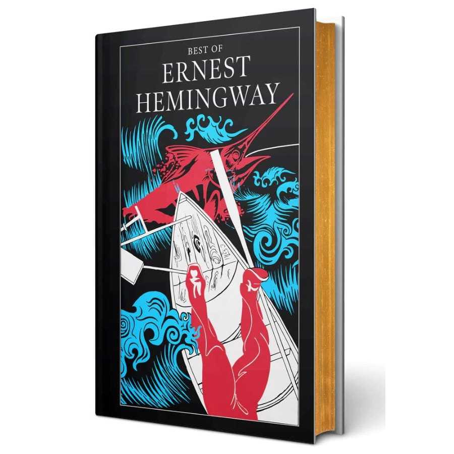 TEMU Best Of Ernest Hemingway - Fiction - Leather Bound