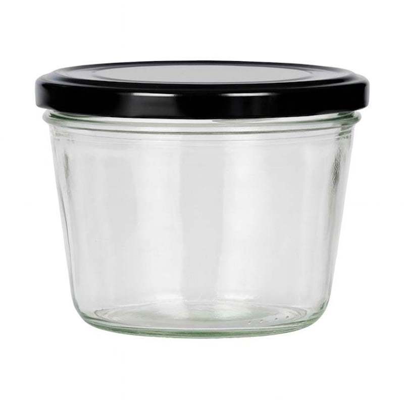 Image of Glass With Lid 230ml | Canning Jar | Tumbler | Serving Glass