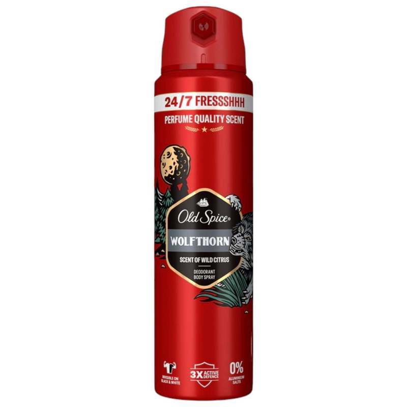 Old Spice Deodorant Spray 150ml | Men's Deodorant Spray With A Scent | For Daily Use | Body Care For Everyday, Sports, And Leisure | Convenient Deodorant Spray For Long-