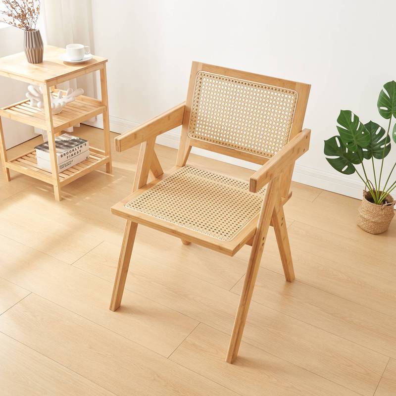 Asikkala Dining Chair 79x50x50cm Bamboo/rattan Look