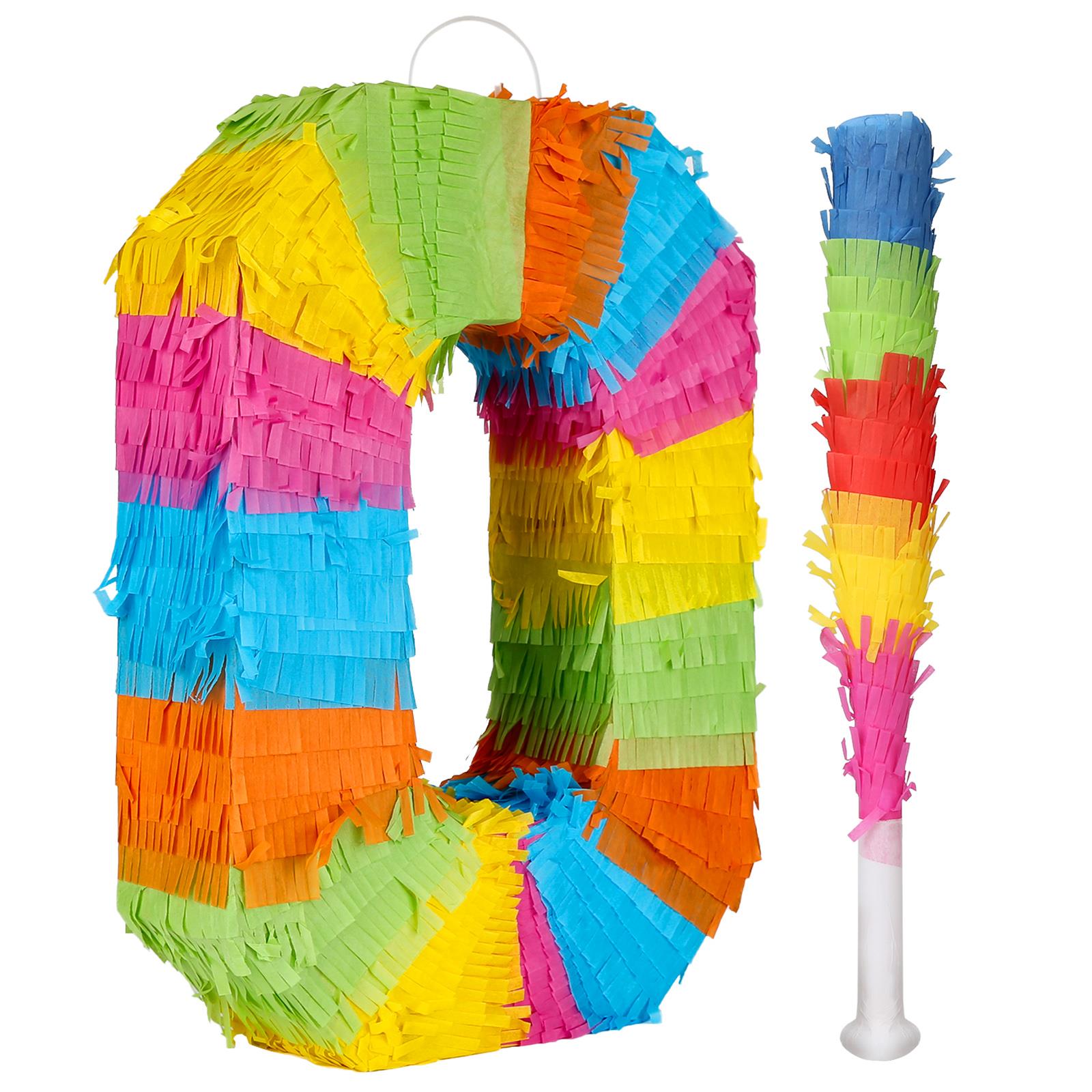 32nd Piñata Birthday Party Game with Stick Set